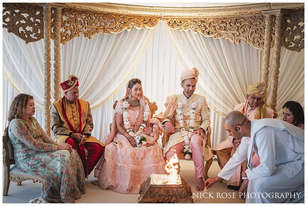  Hindu wedding in the Garden Room at Hampton Court Palace 