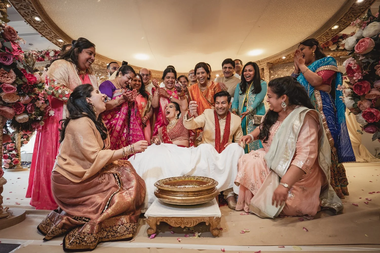 Koda Kodi at a Hindu wedding ceremony