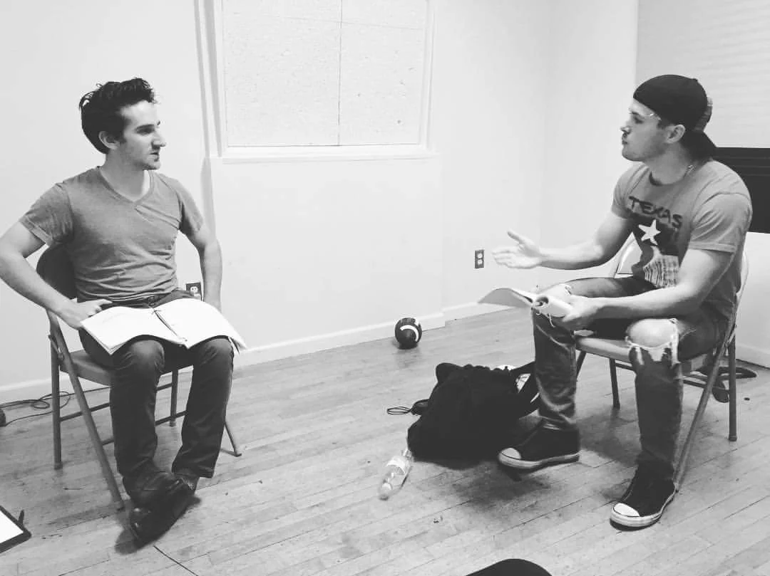 Actors Peter Ferraiolo and Josh Trant
