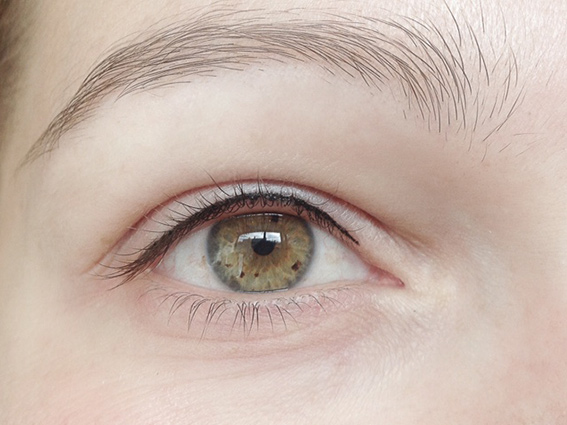 After Upper Eyeliner