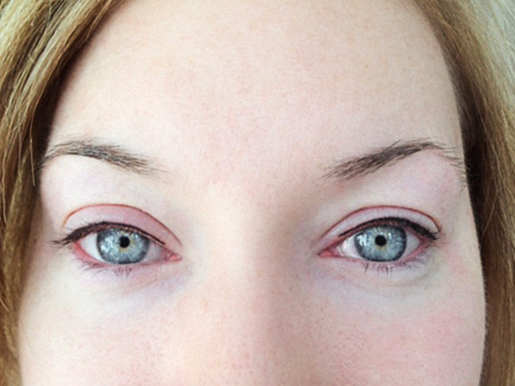 After Upper Eyeliner