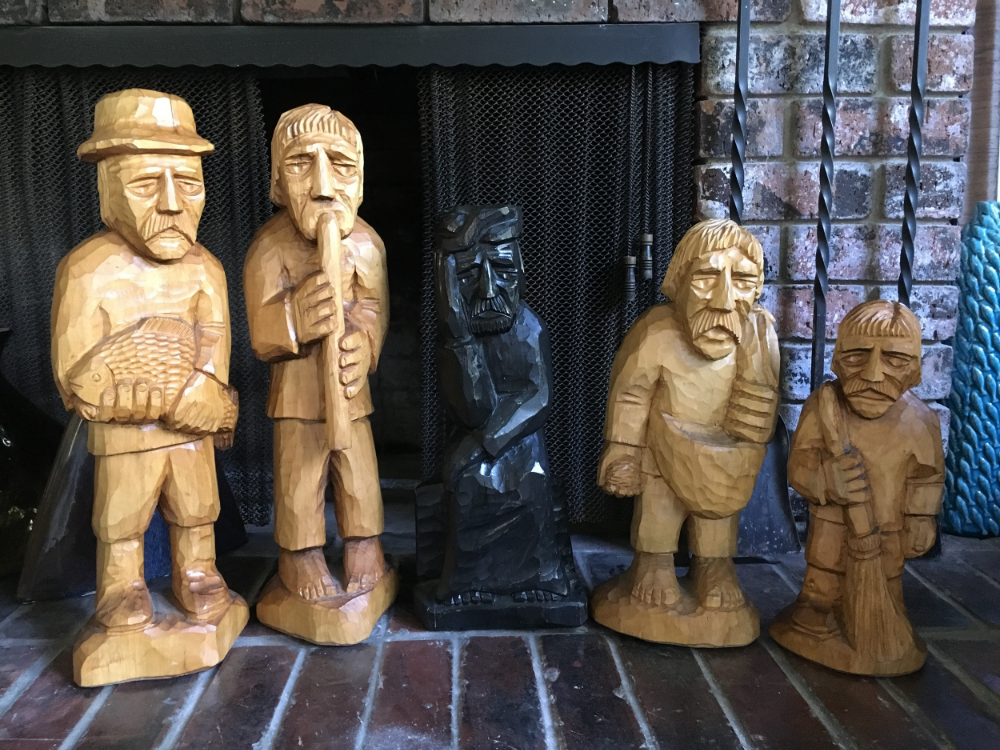 Ryszard Rabeszko's wonderful wooden carvings, still with us today here in the US.