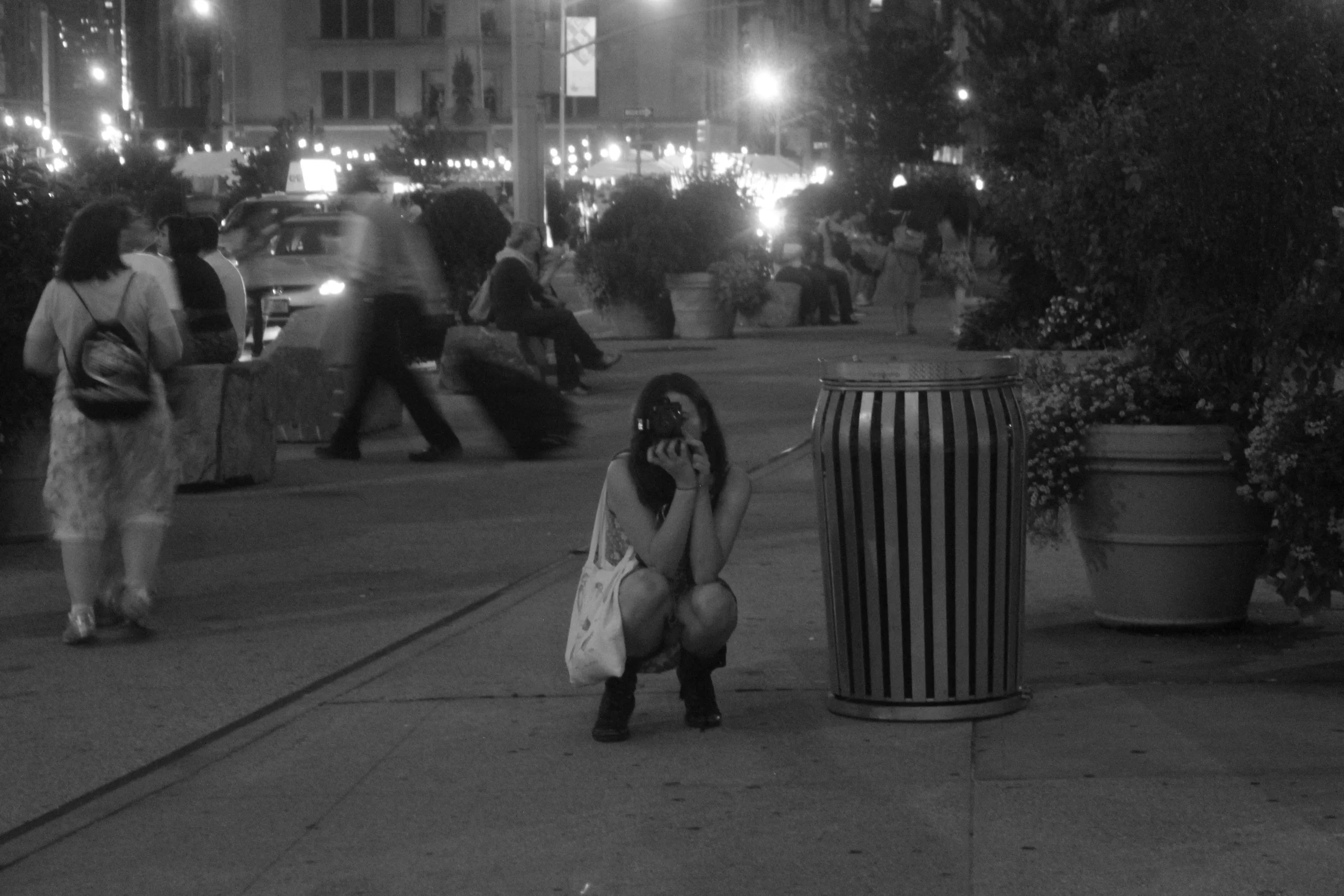 The photographer taking a picture of the artist taking a picture of the photographer
