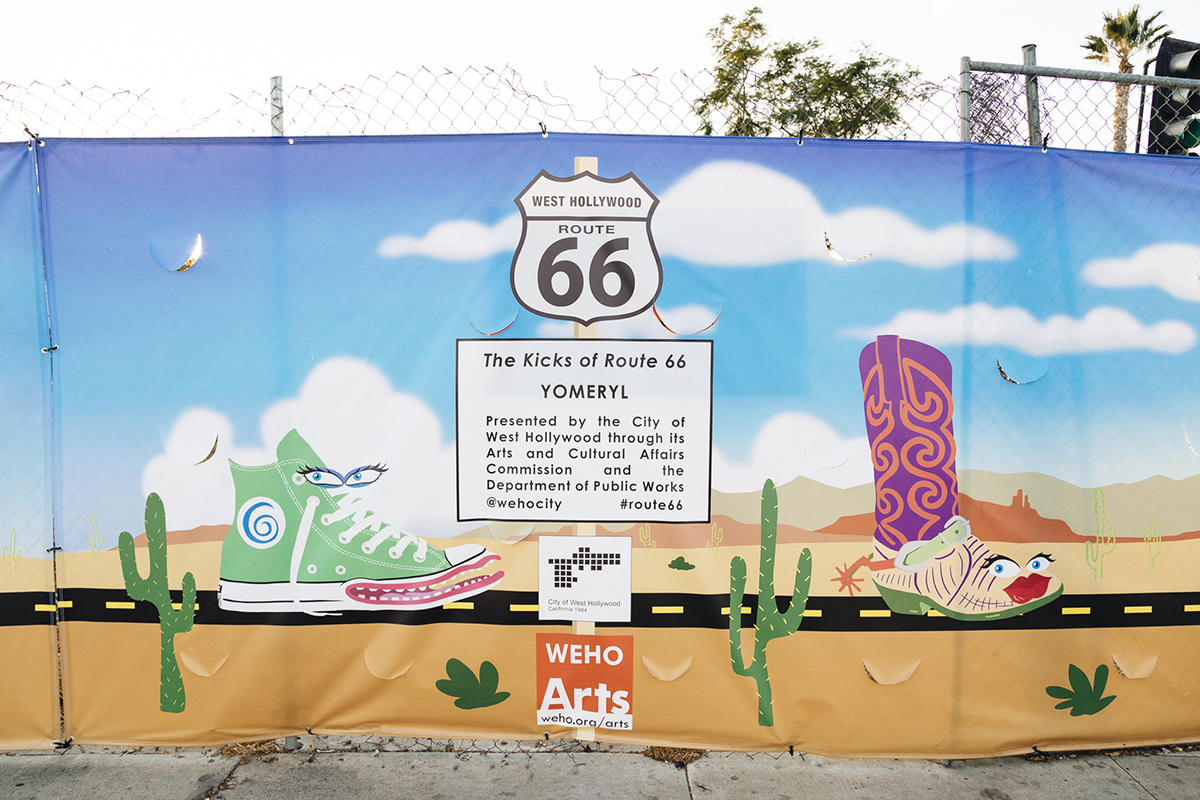 YoMeryl Mural Sign Detail