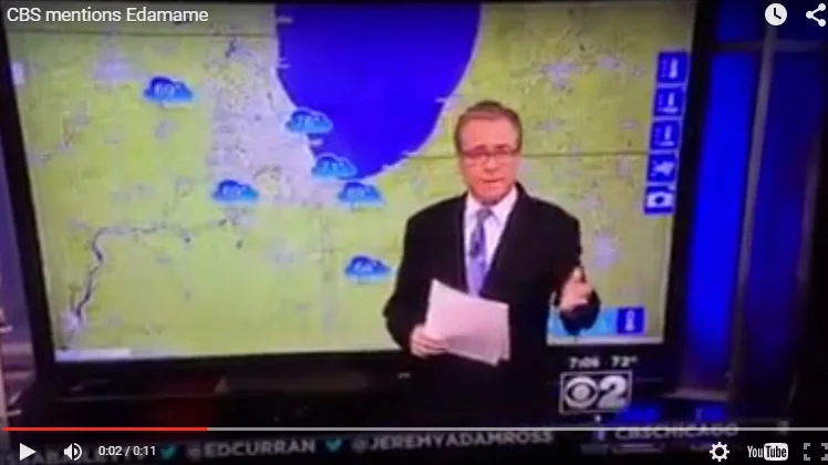 Randomly mentioned on the news!