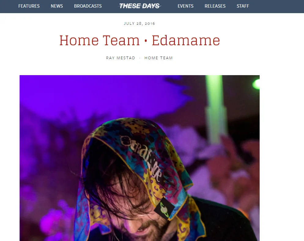 "Home Team" interview with These Days