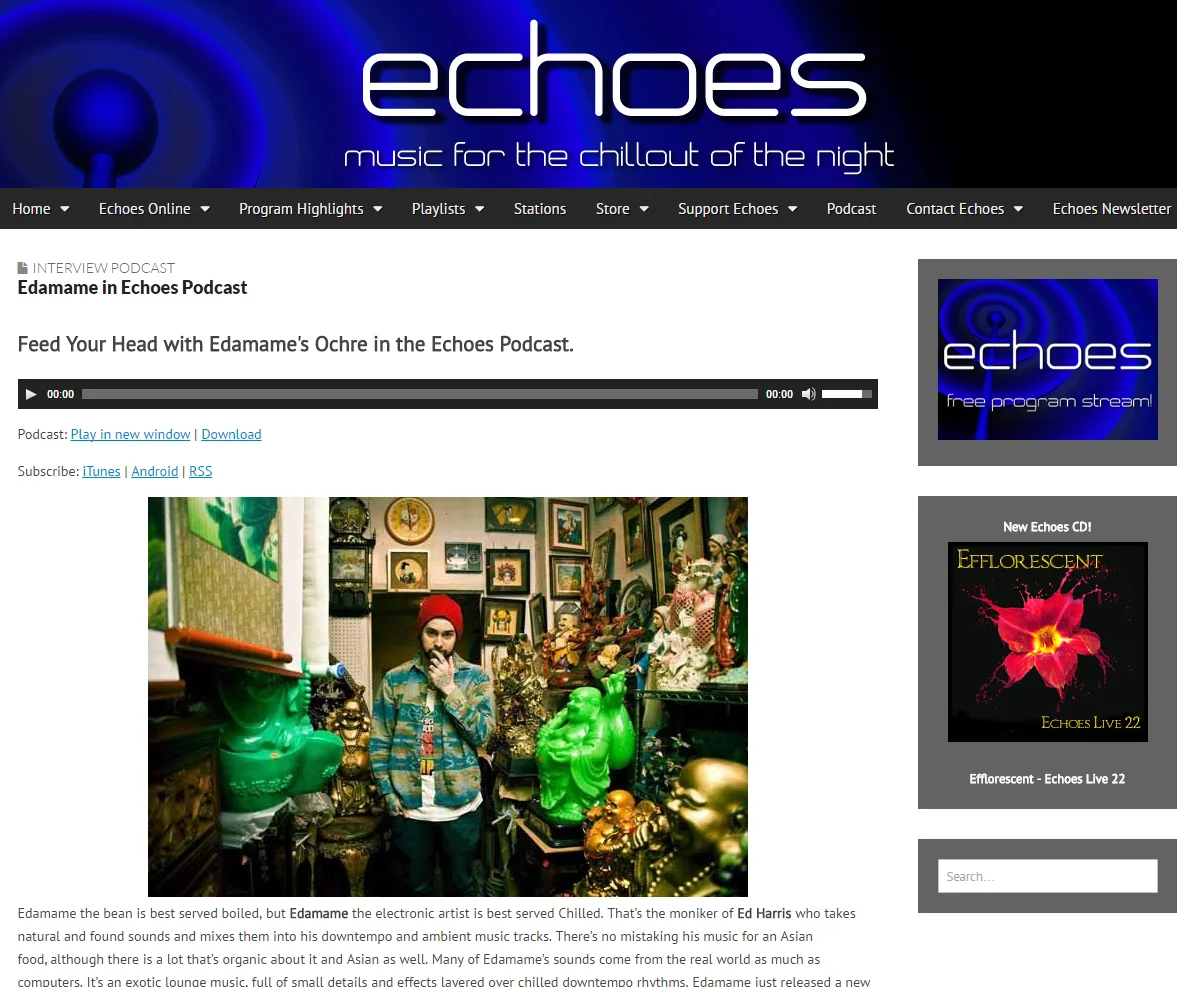 Podcast Interview with ECHOES radio