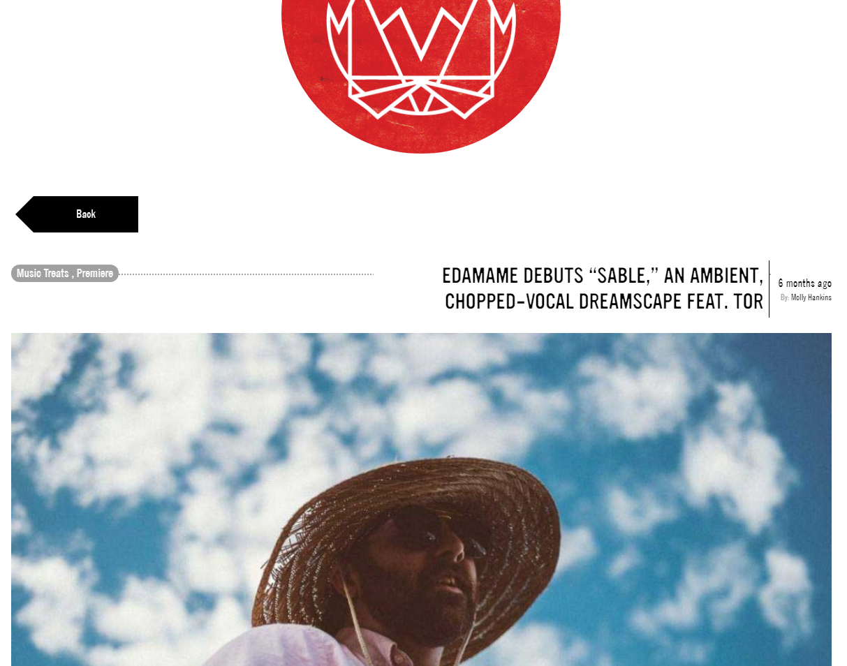 NestHQ premieres a new Edamame track