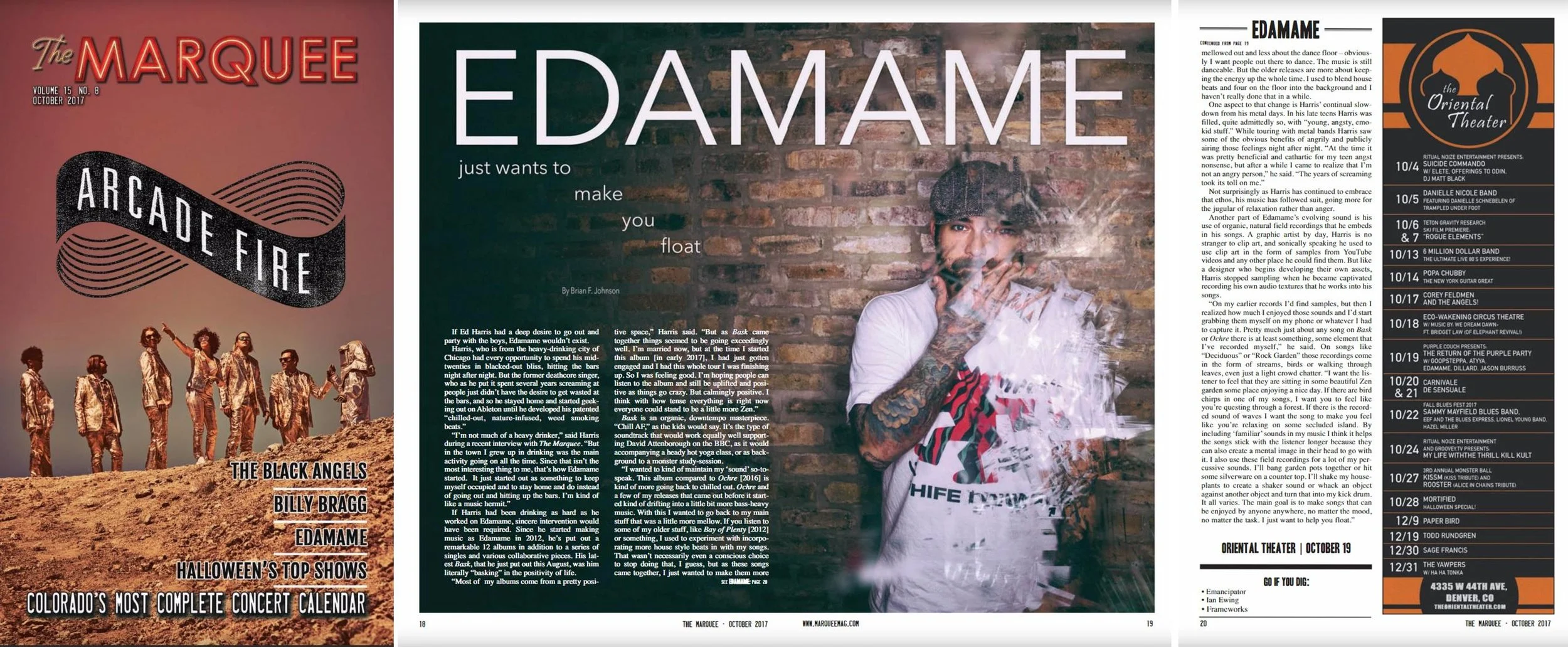 featured in Marquee Magazine