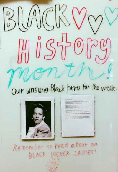 Black History Month at Lake Washington Girls Middle School