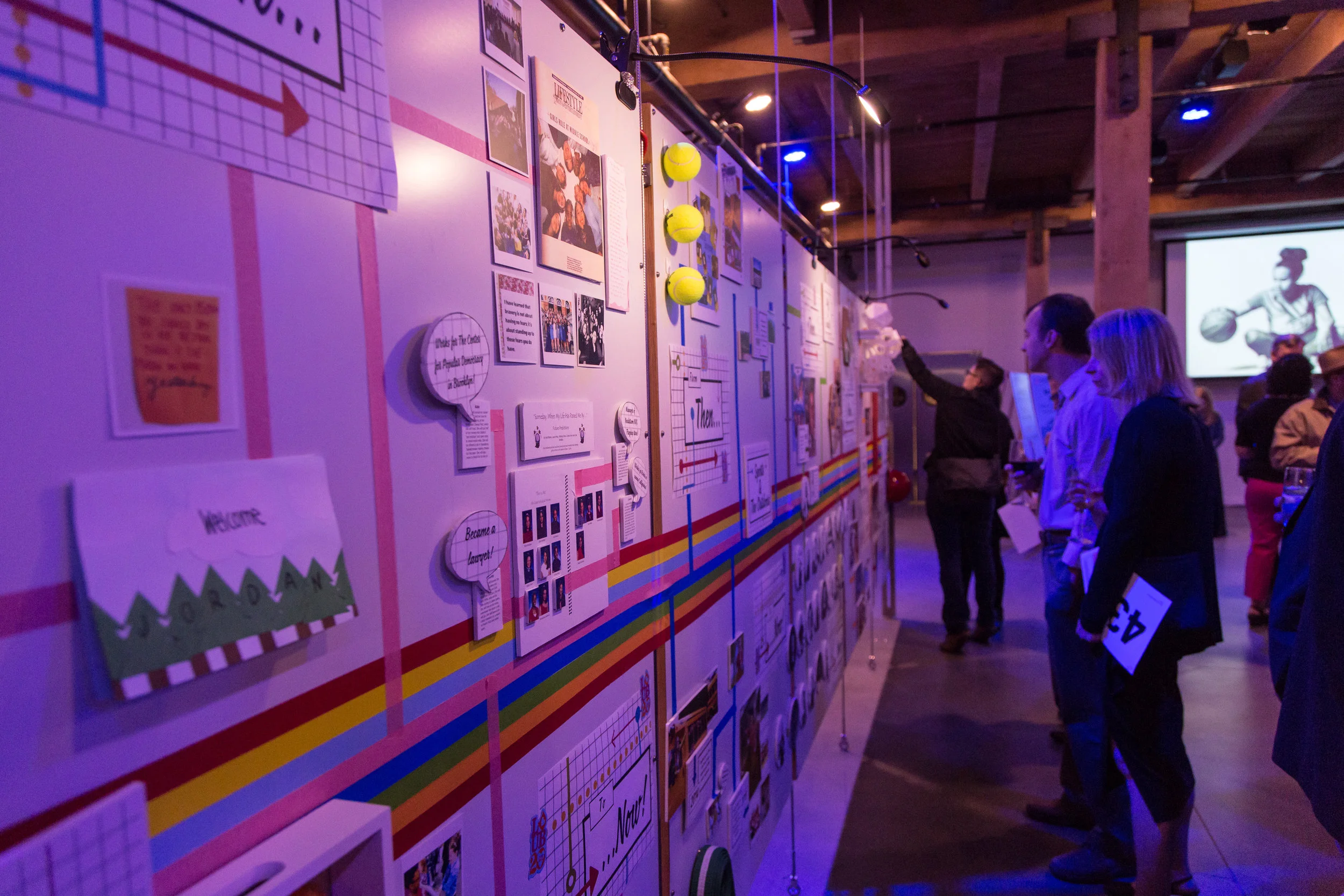 The LWGMS Timeline created by Molly Klema and Chelsea Giacolino.