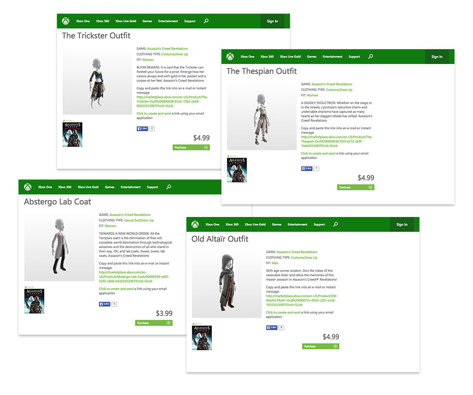 Xbox Marketplace Product Descriptions: ACR – Ubisoft
