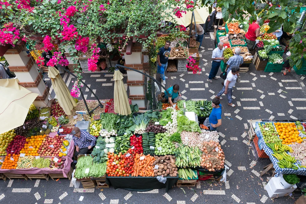 Typical Street Market, Portugal