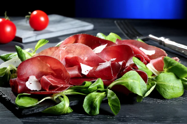 Bresaola, arugula and parmesan cheese - classic combination