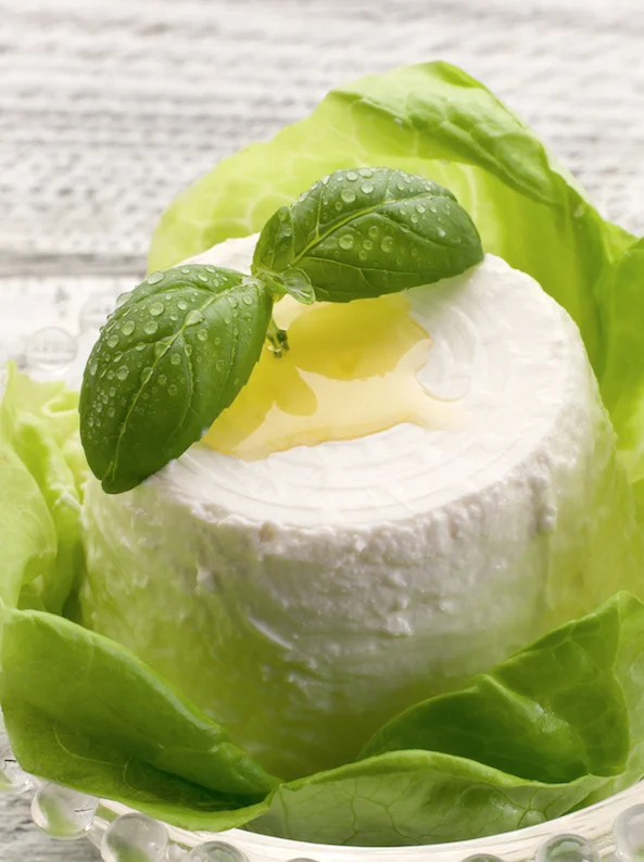Ricotta, a by-product of other cheese, can be eaten just like it is, or cooked in many cakes and savory dishes