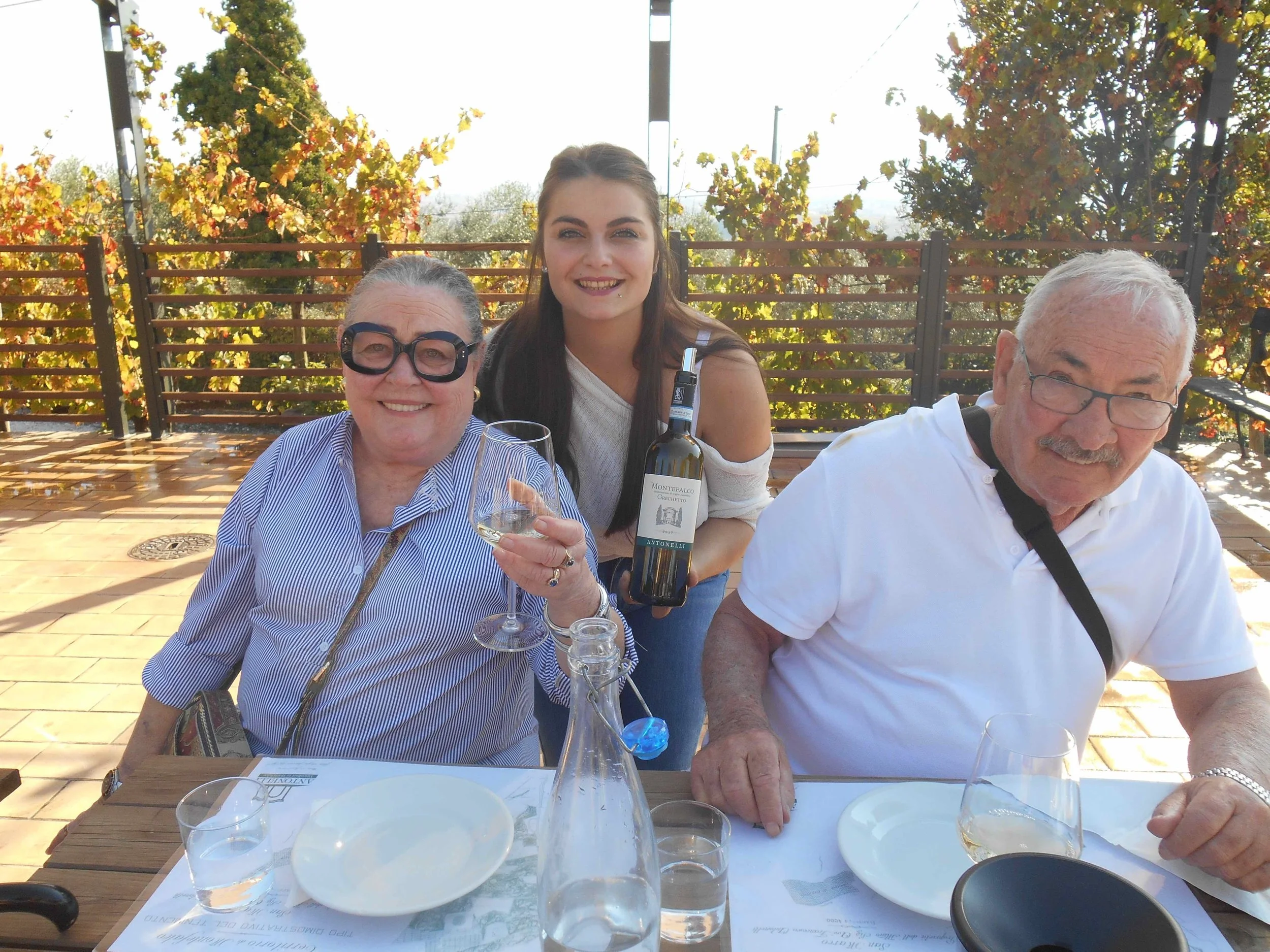 Lunch at family wineries turned out to be highly popular