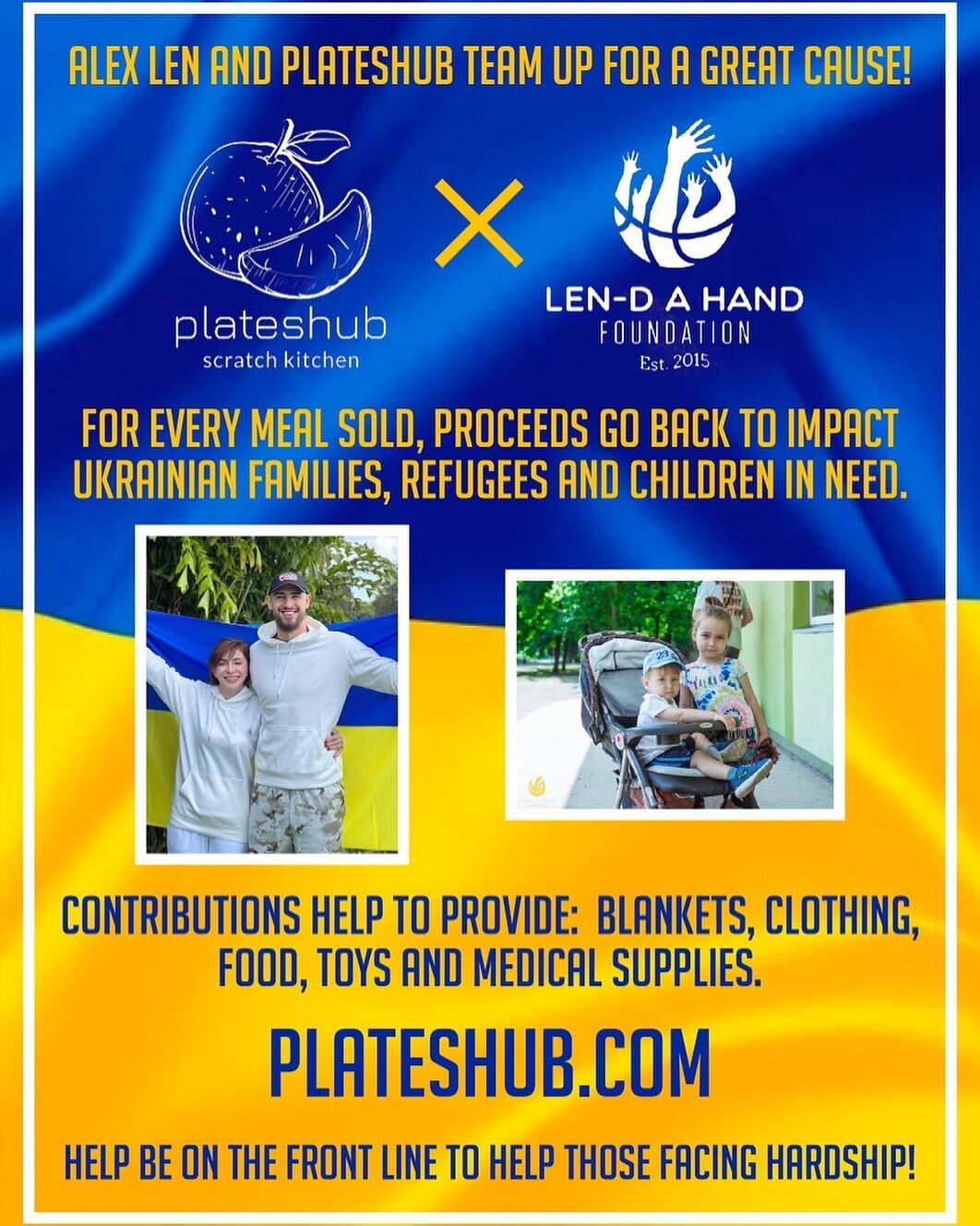 We are teaming up with @plateshub to make an impact so those facing hardship have food, and necessities! 

@Plateshub will be matching contributions up to $2,000.00 and with your purchase of a meal today proceeds will directly impact the cause. Help 