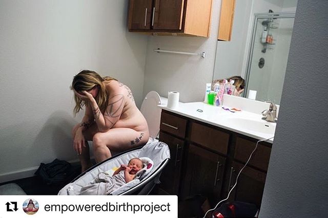 #Repost @empoweredbirthproject with @get_repost
・・・
&ldquo;This image of me by @heathergallagher.photography accurately sums up the first 48 hours. While the birth was mine in every way, the absolute height of feminine power and womanhood, postpartum