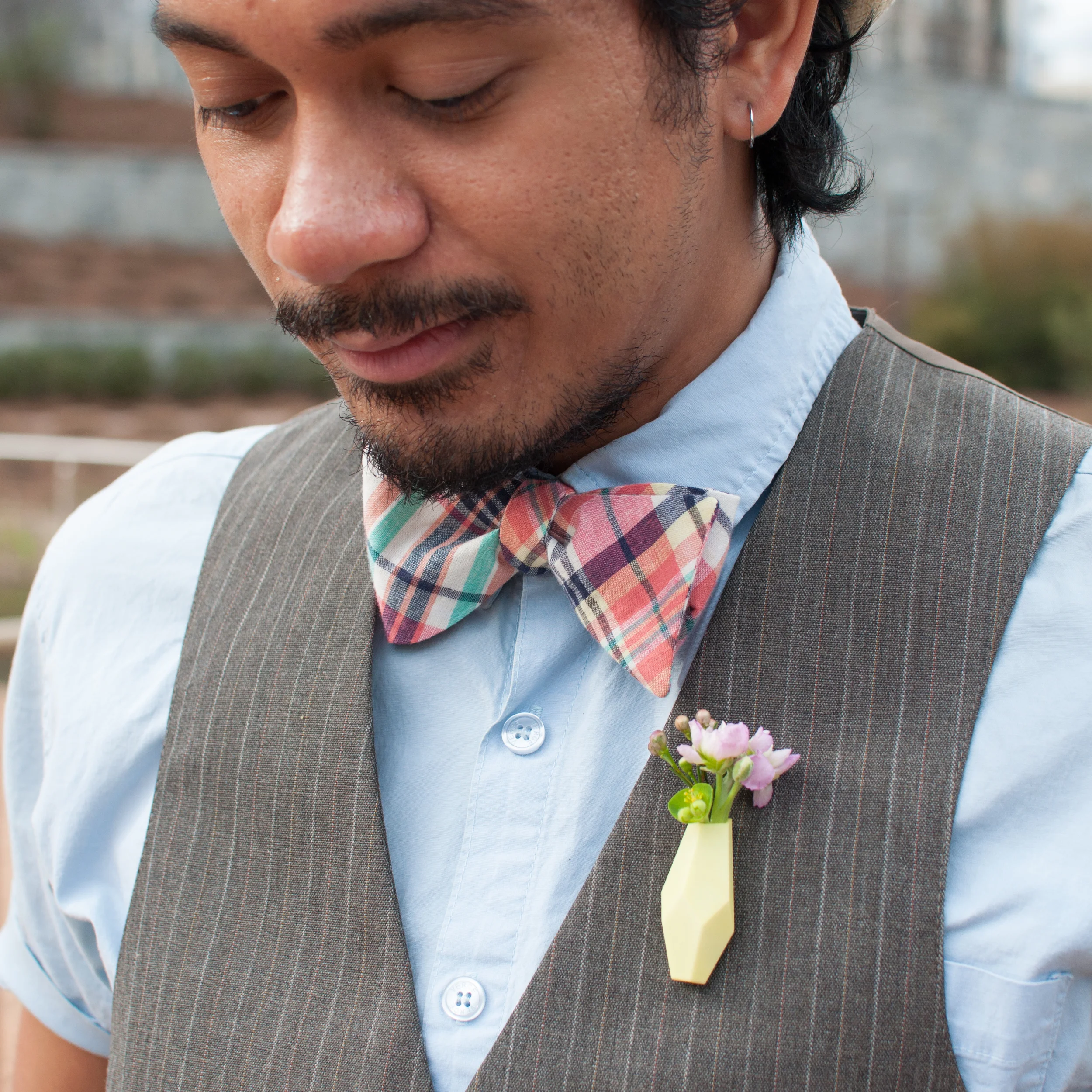 Faceted Geometric Planter Pin