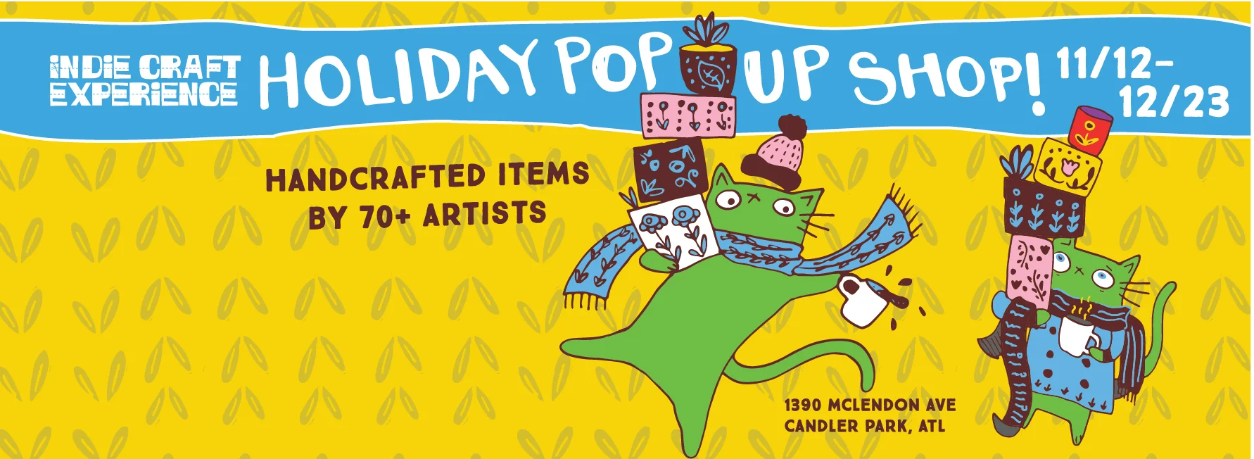 ICE Atlanta Holiday Pop-up shop will be at The ICE studio in Candler Park.