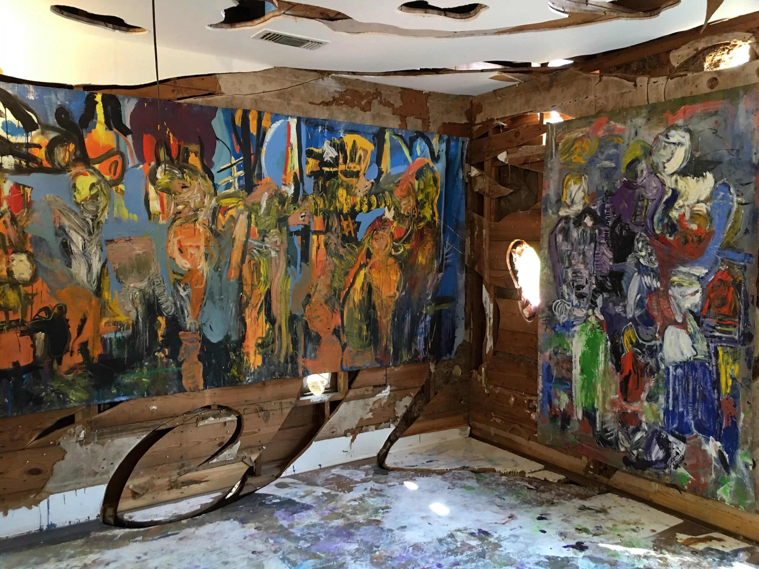 Visiting Artist: Cherryhurst House, Houston, TXRipple to Rubble 2020