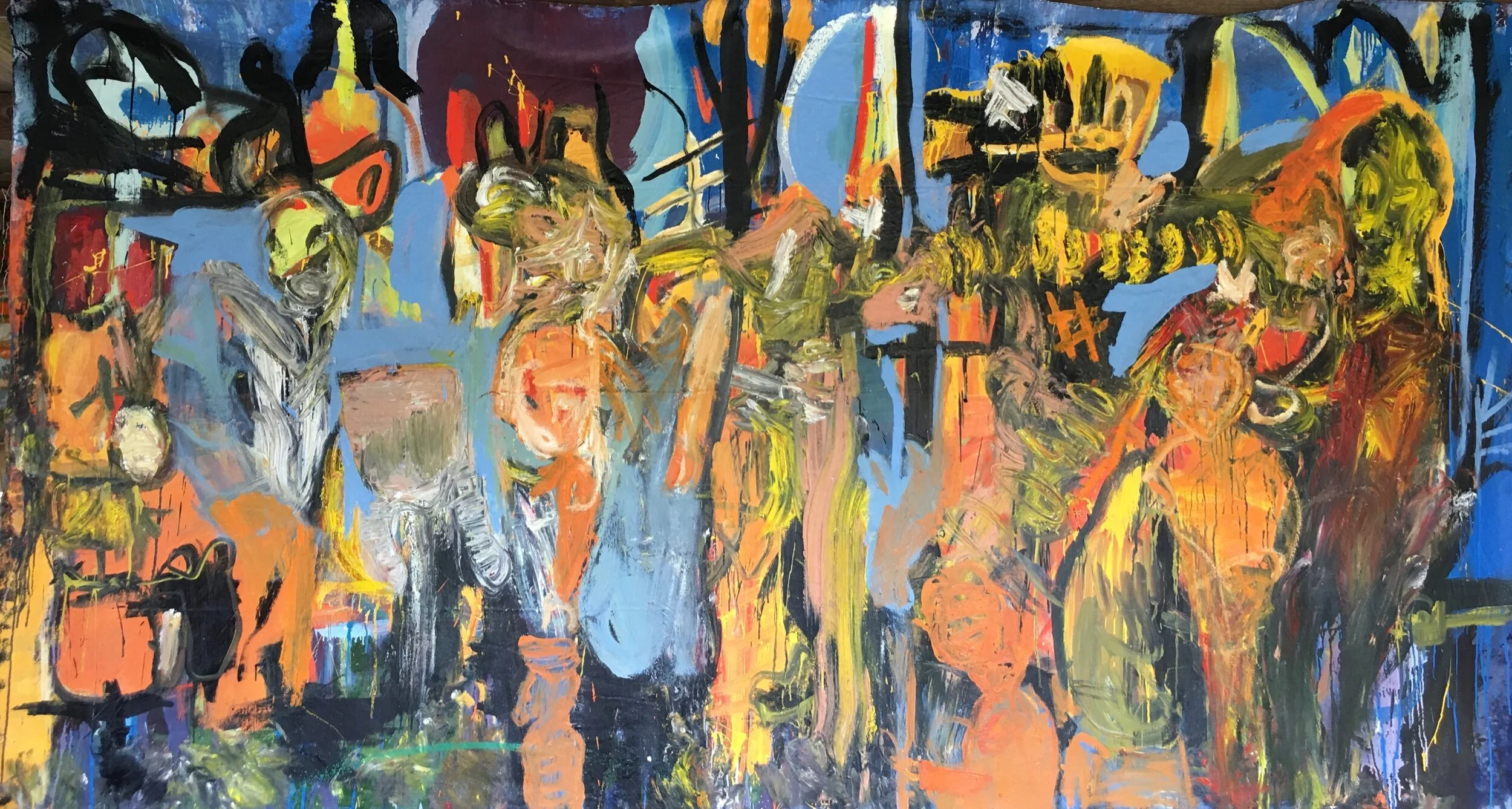Contact Artist for availability: todbaileypainter@gmail.comVisiting Artist: Cherryhurst House, Houston, TXRipple to Rubble 2020