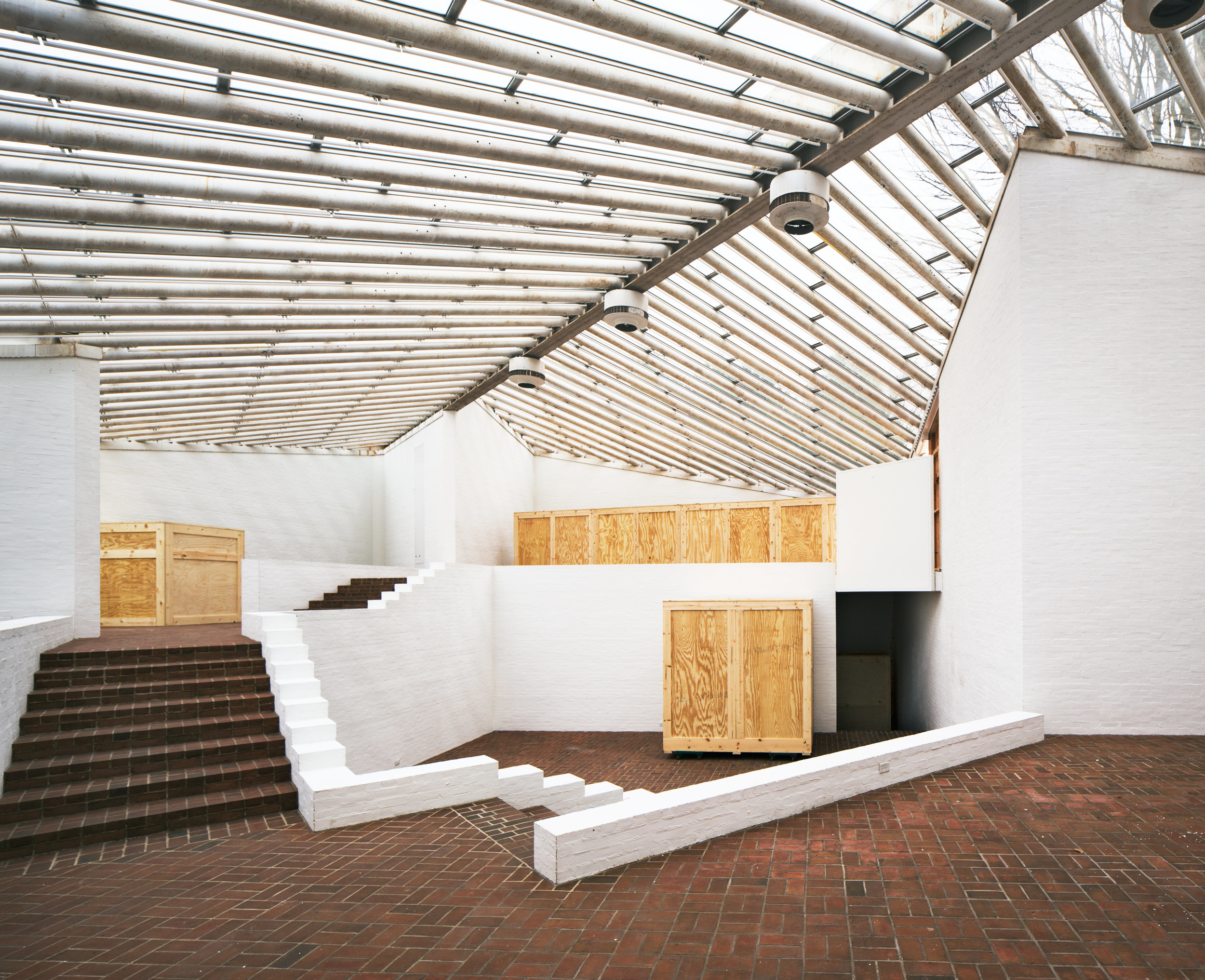 Sculpture Gallery prepared for renovations