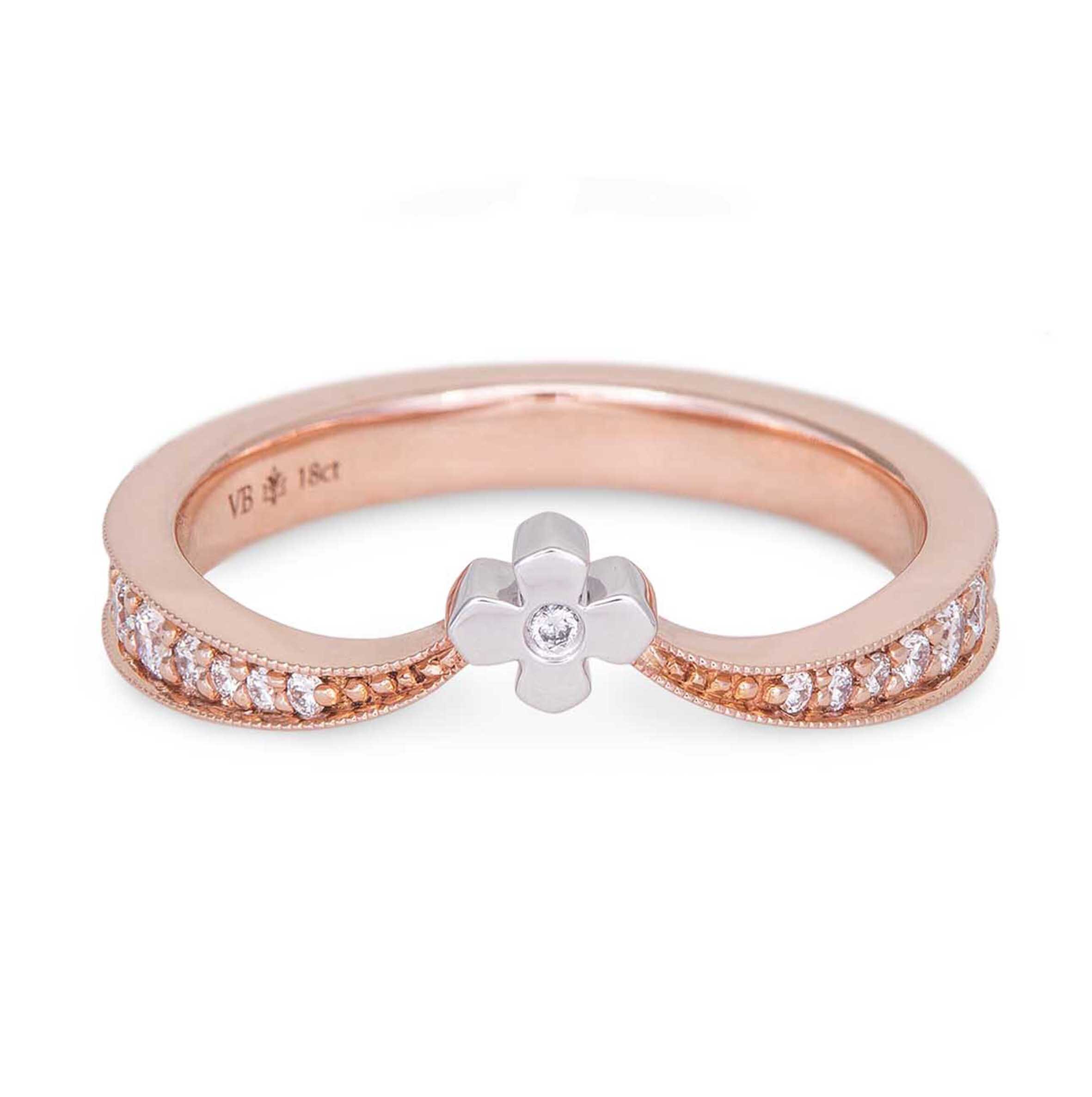 Tiara Ring in Rose Gold