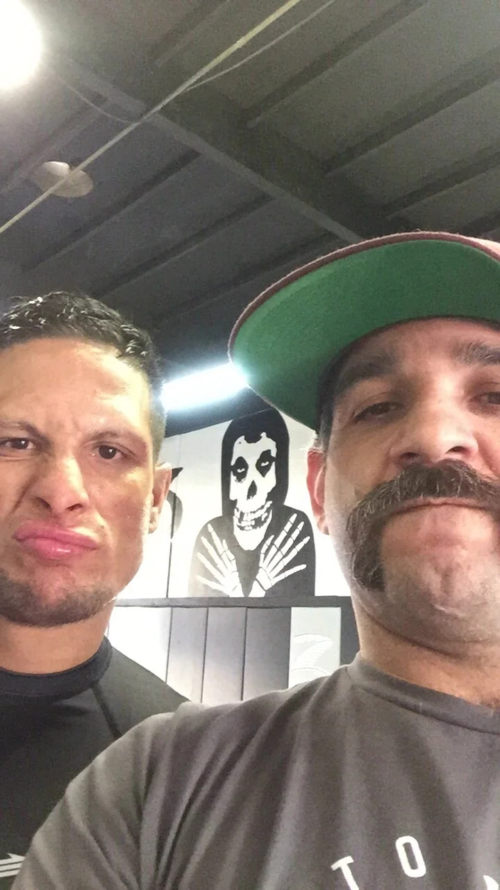 Anthony Birchak and Coach Casey at Costa Mesa