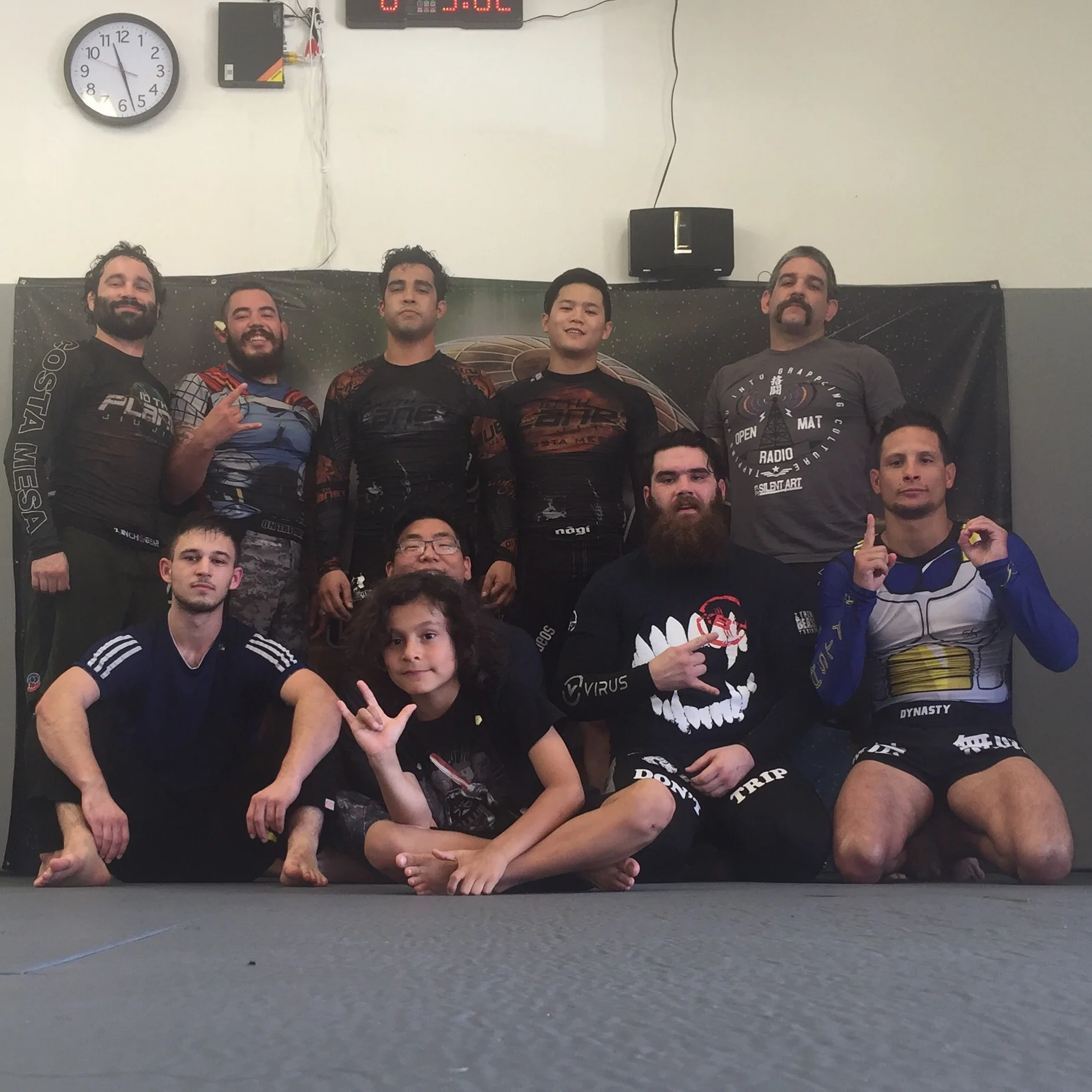 Coach Andy and 10th Planet Orange Crew