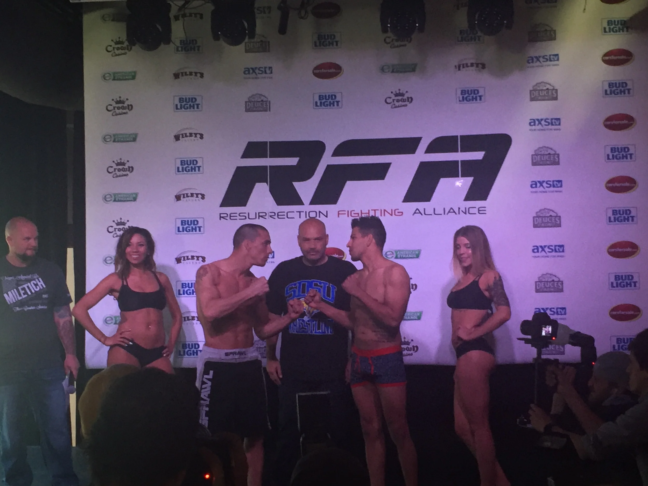 Official weigh in