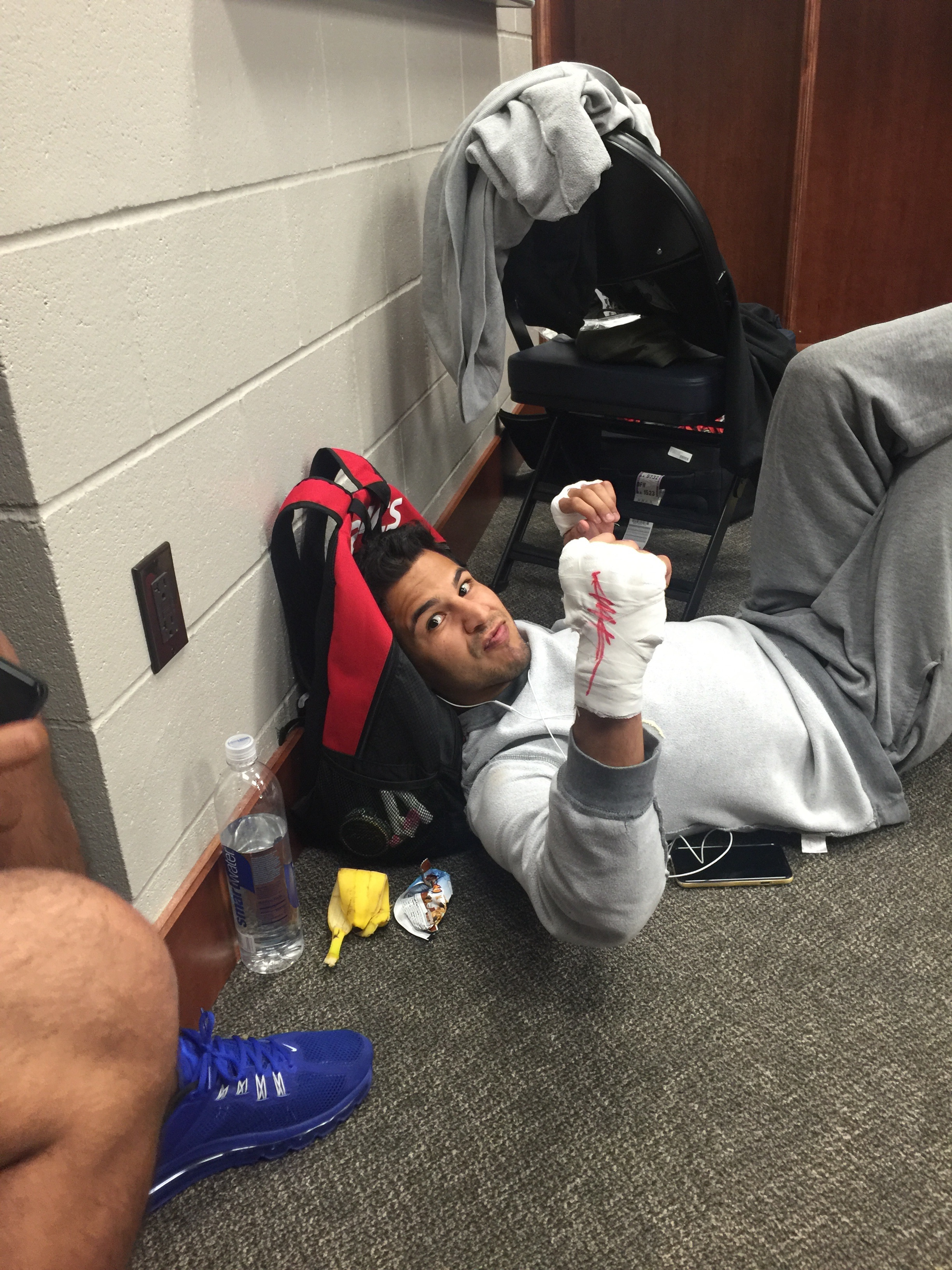 Matthew Lopez calm and ready.