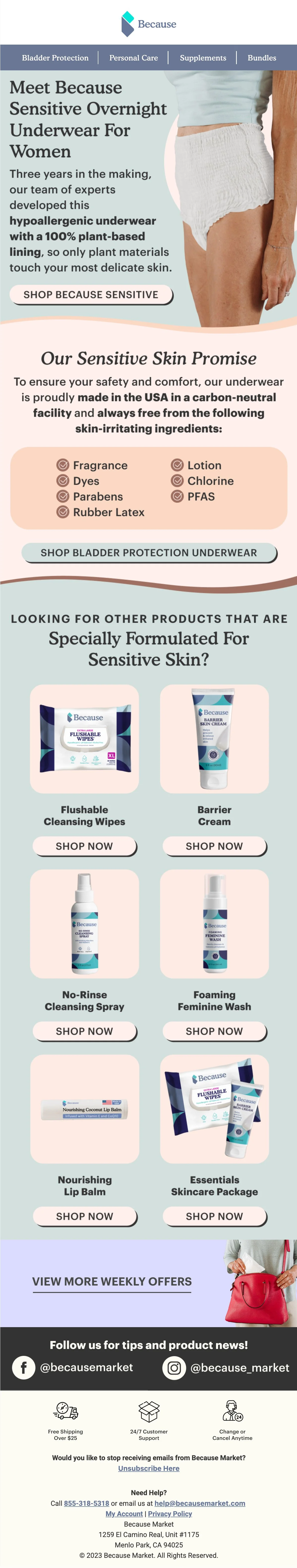 Gentle on Skin, tough on leaks