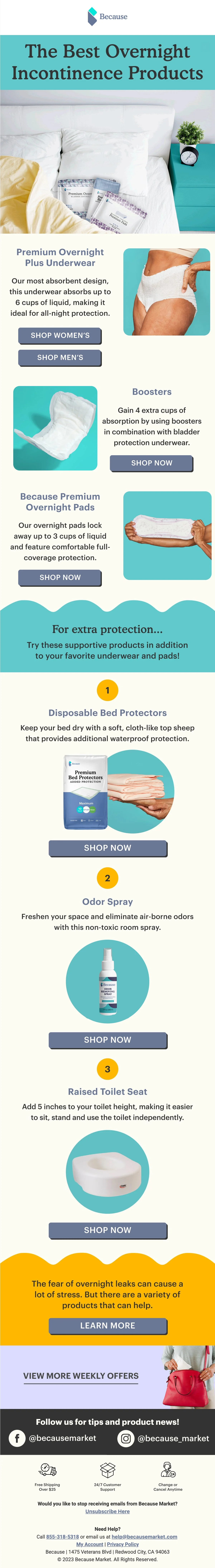 Stay Dry and Stress-Free All Night Long