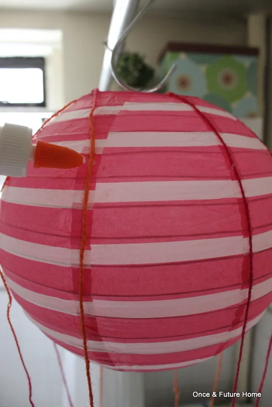 Make {Stuff} Better DIY Hot Air Balloon from Paper Lantern — Once