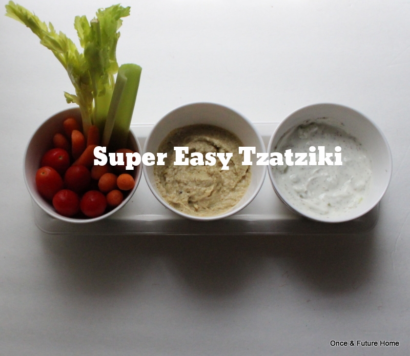 Super Easy Tzatziki Yogurt Dip