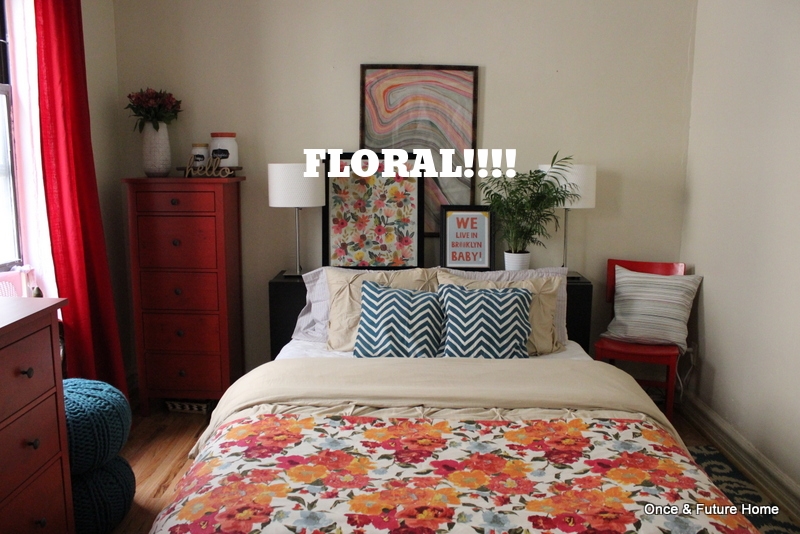 Floral Master Bedroom