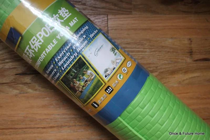 DIY Kitchen Rug from a Yoga Mat — Once & Future Home