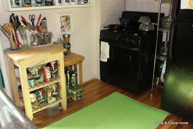 DIY Kitchen Rug from a Yoga Mat — Once & Future Home