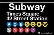 NYC Subway Line Sign