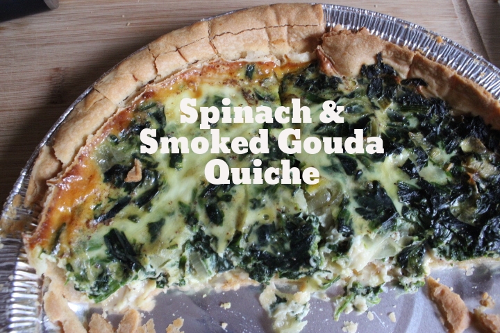 Spinach & Smoked Gouda Quiche