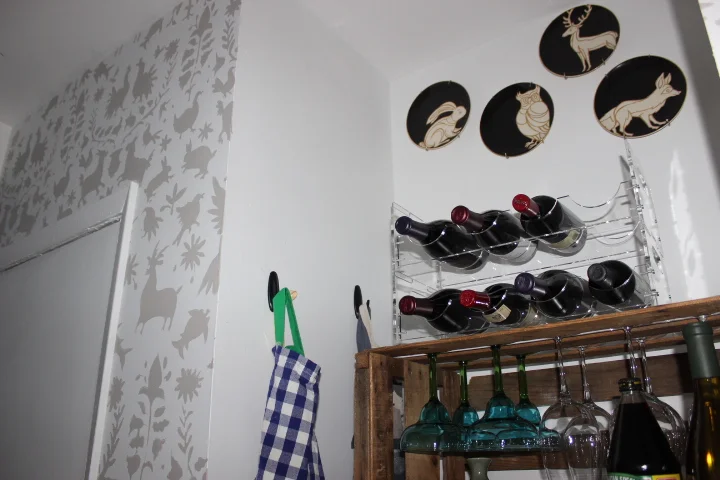 Vintage crate &amp; Wine rack