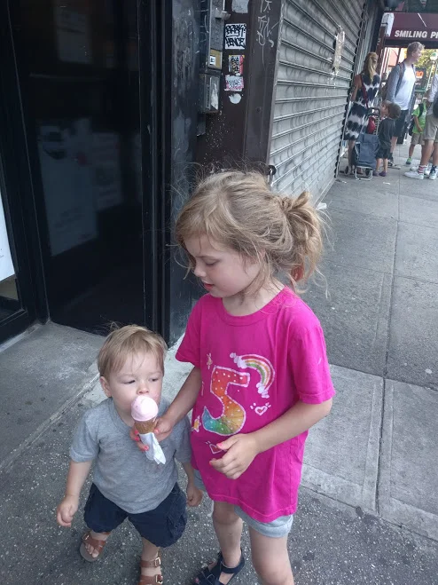 Teach a baby to share...