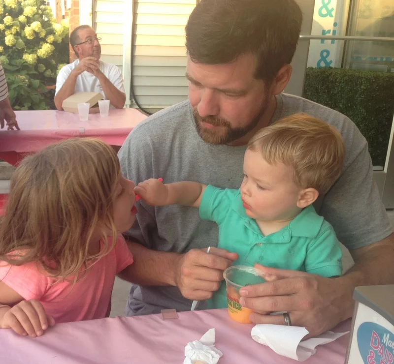 ...and one day he'll share with you.