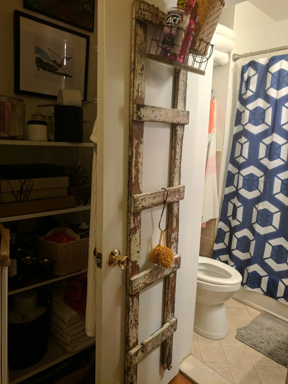 DIY OvertheDoor Toilet Paper Holder — Once & Future Home