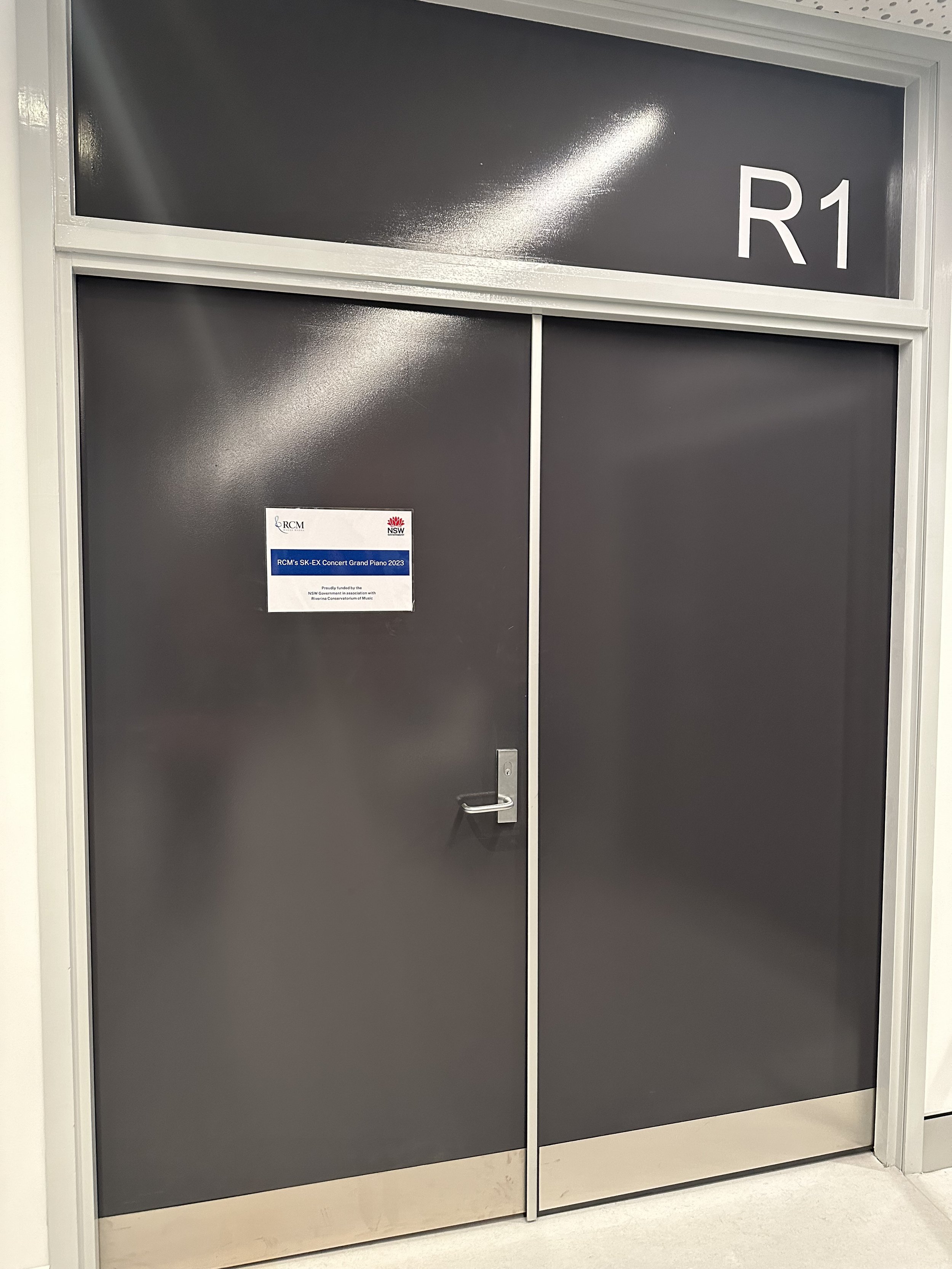 RCM Signage on Main Doors to RCM R1.jpg