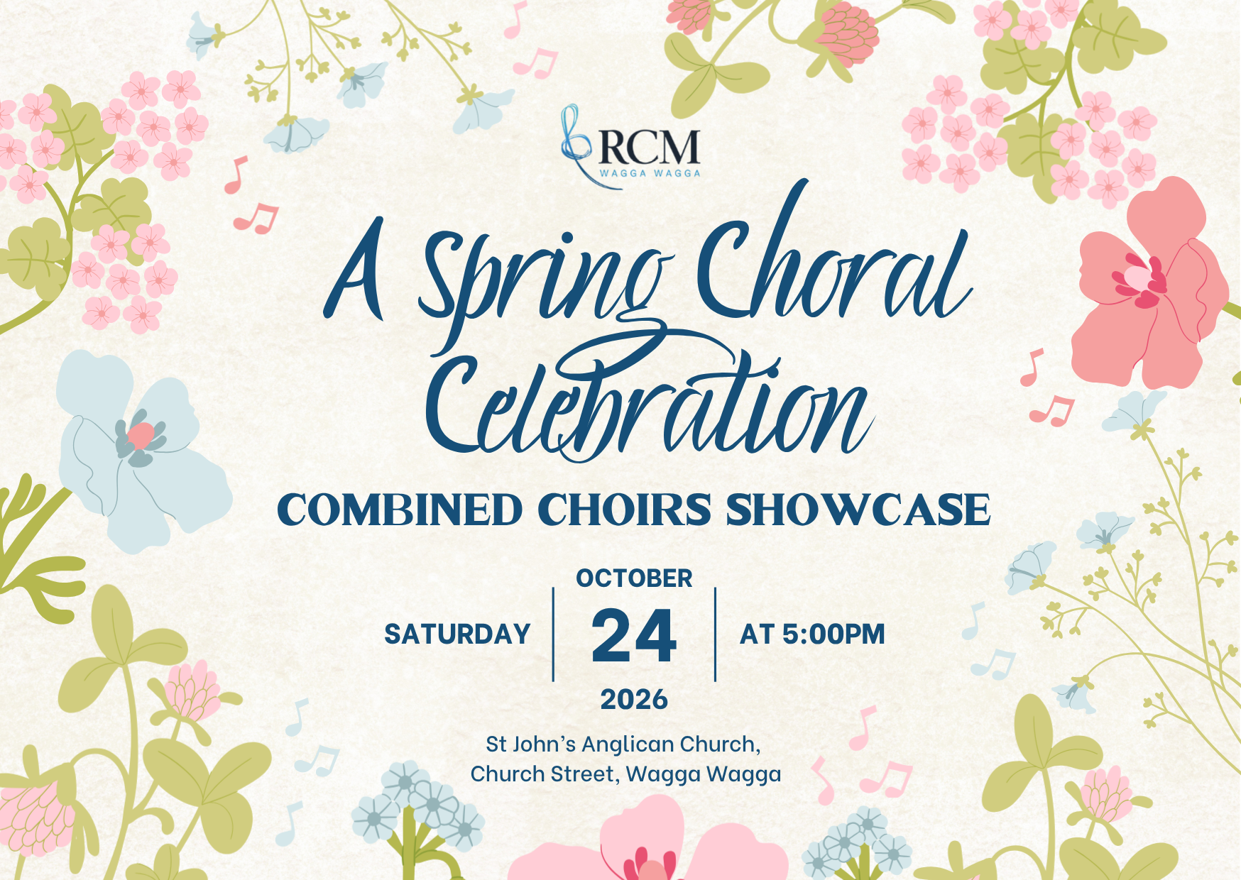 A Spring Choral Celebration: Combined Choirs Showcase