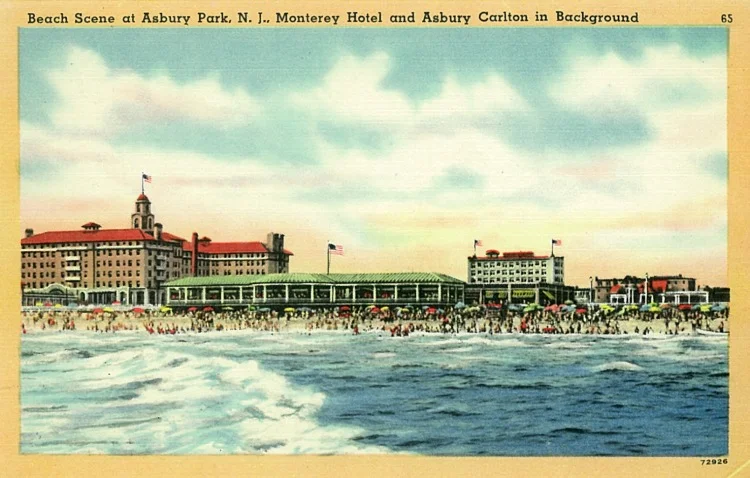 The Boardwalk and Beach, Asbury Park