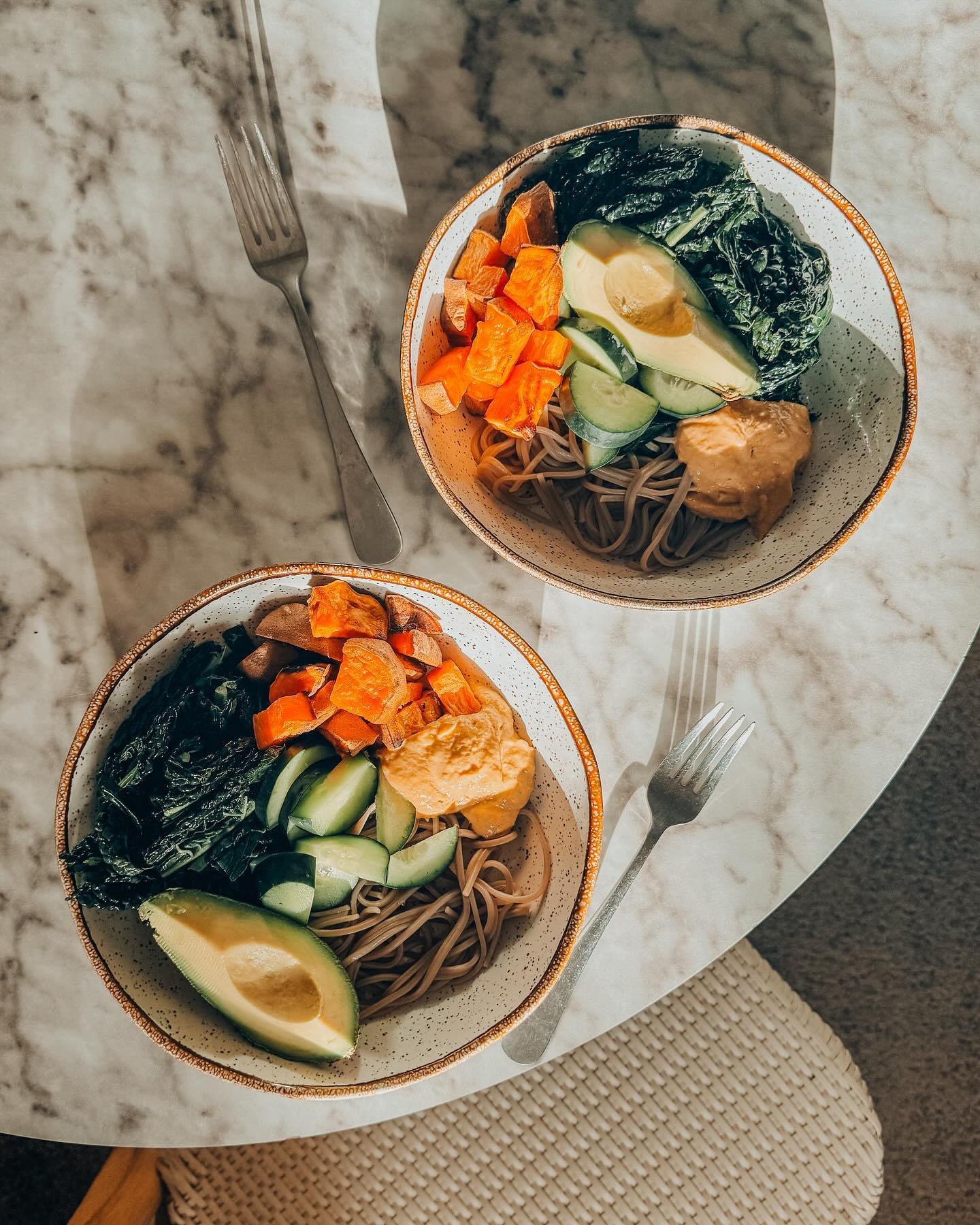 NEW RECIPE: Veggieful Cold Noodle Bowl with a Mango Peanut Sauce 

The days are coming where something quick and refreshing is all you&rsquo;re going to be looking for. These cold noodle bowls are flexible enough that you can throw them together with