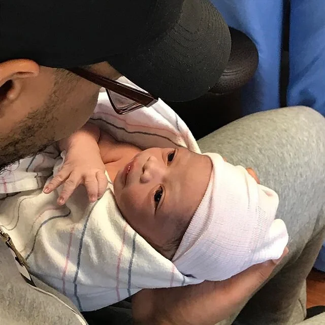 Brand new love of my life! Congratulations D &amp; T! ❤️